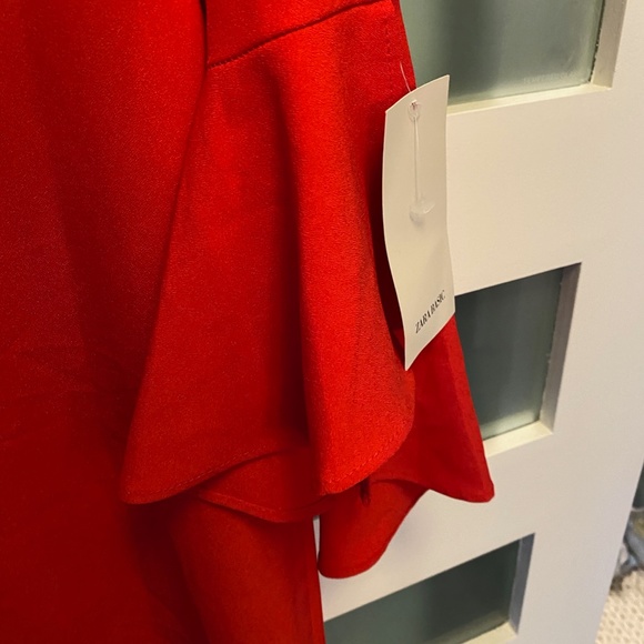 Zara flared-sleeve tunic dress - Picture 9 of 15